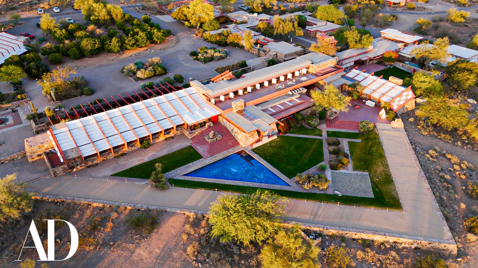 Inside Frank Lloyd Wright’s Design Workshop Built From The Desert