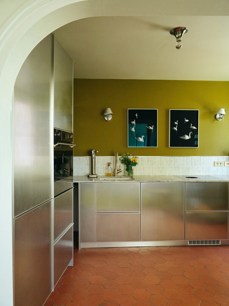 Silberne Küche